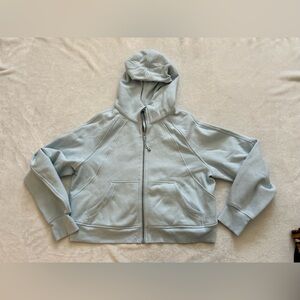 Lululemon Scuba Oversized Full Zip Hoodie Powder Blue